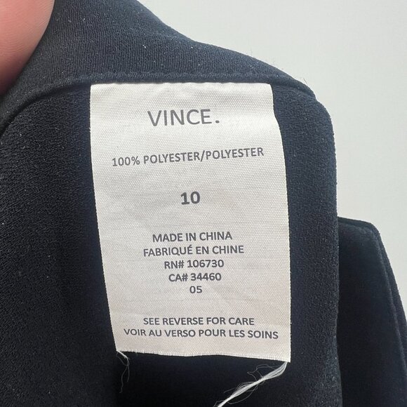 Vince Navy Blue Slim Leg Pants Women's Size 10 - Picture 6 of 6